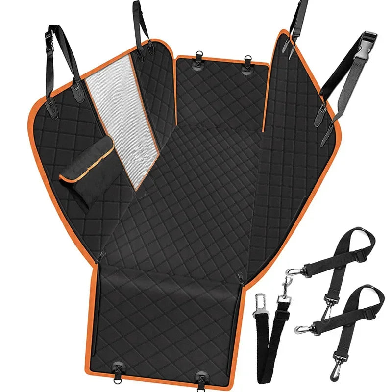 Dog Car Seat Protector - Waterproof Back Seat Cover