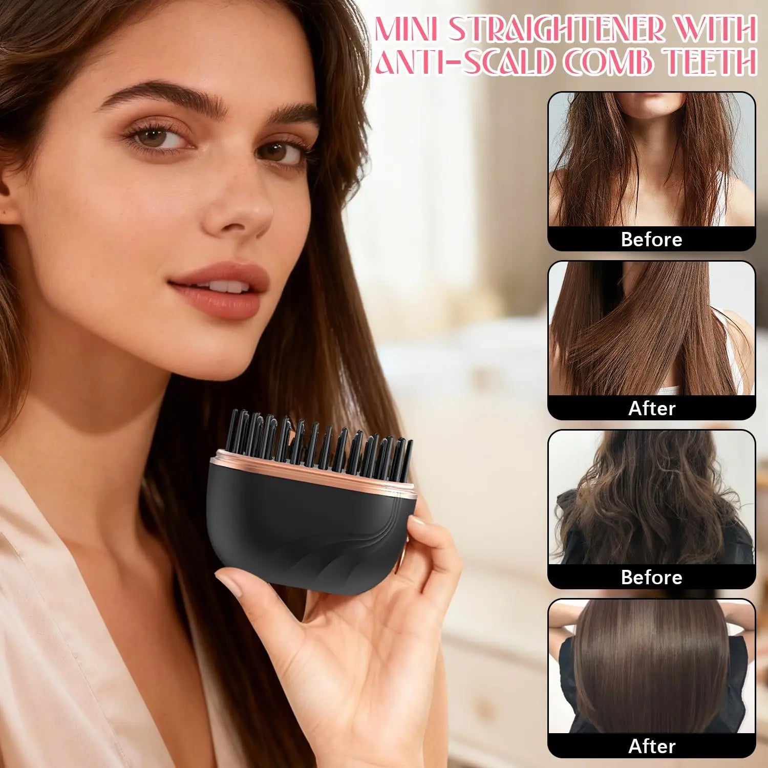 Quick Groom Compact Electric Hair Straightener